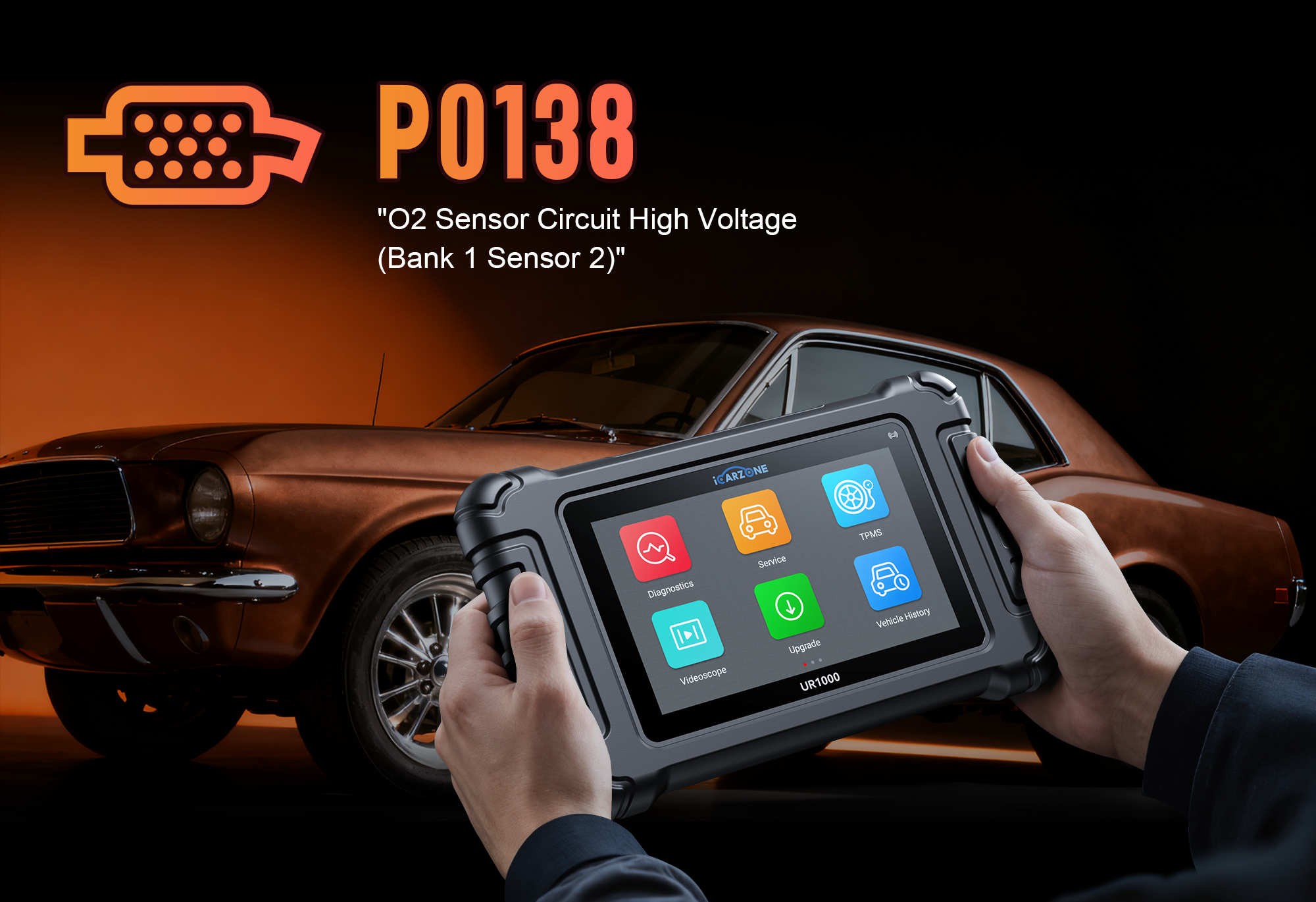 P0138 Code in Honda Civic: Fix Downstream O2 Sensor with ICARZONE MA900