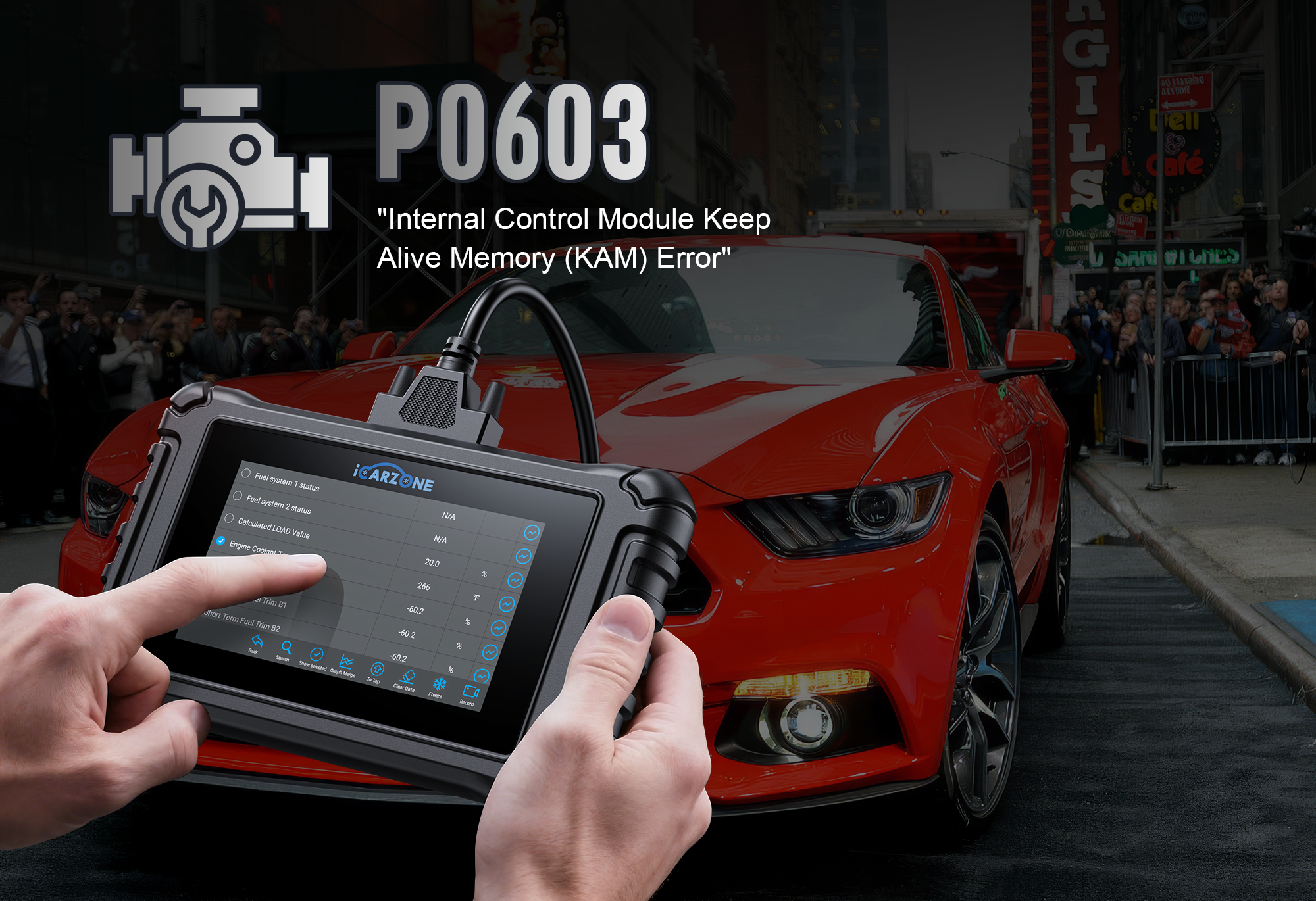 P0603 Code: Fix PCM Memory Errors Fast with iCarzone UR800 – Causes, Symptoms & Solutions