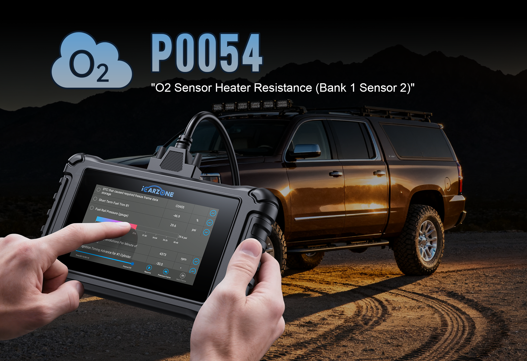 P0054 Ford Code Fix: HO2S Heater Circuit Malfunction Guide | Diagnose with ICARZONE UR800