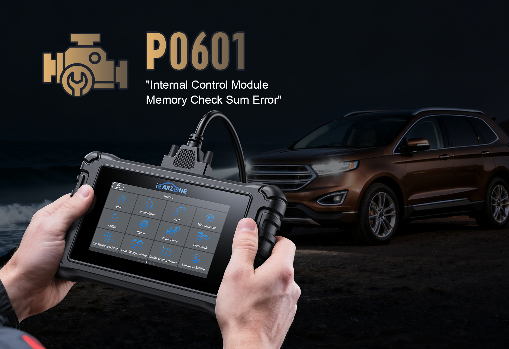 P0601 Code: ECU Internal Fault Repair for Ford F-150 | DIY FIX WITH ICARZONE UR800 2025