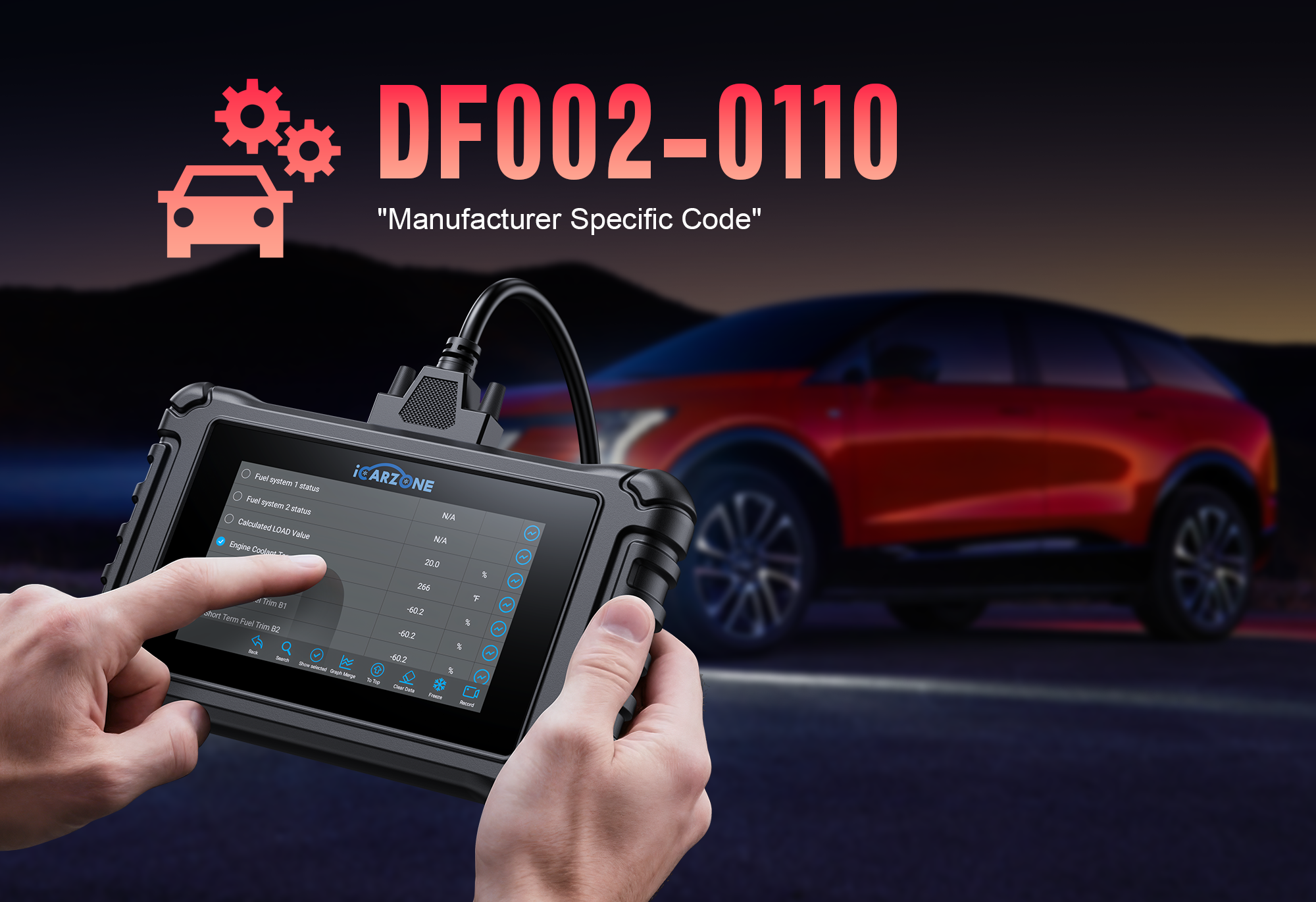 DF002-0110 Jaguar F-Pace Fix: Diagnose with ICARZONE UR800