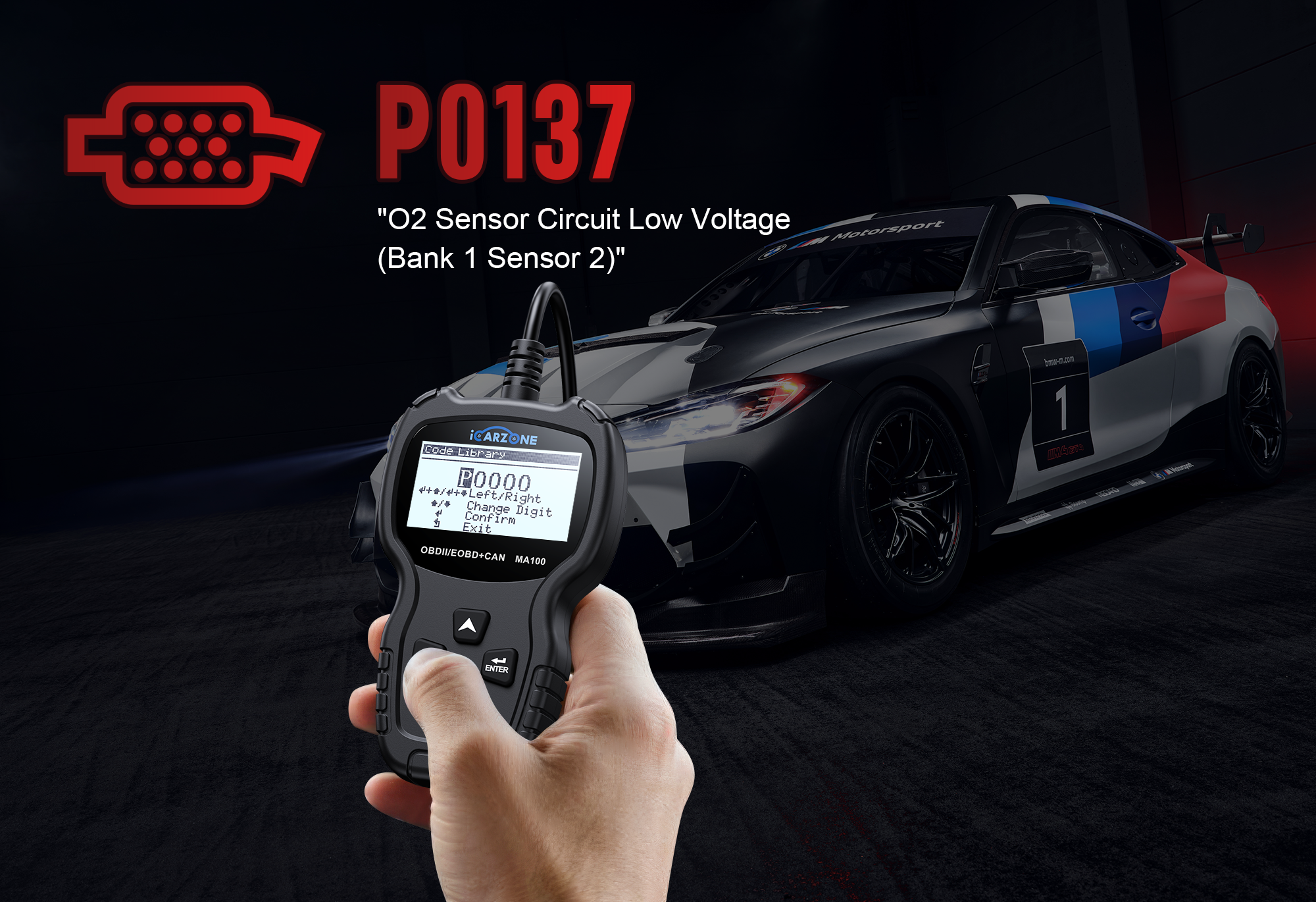 P0137: Oxygen Sensor Circuit Low (Bank 1, Sensor 2) – Diagnose & Fix with MA100