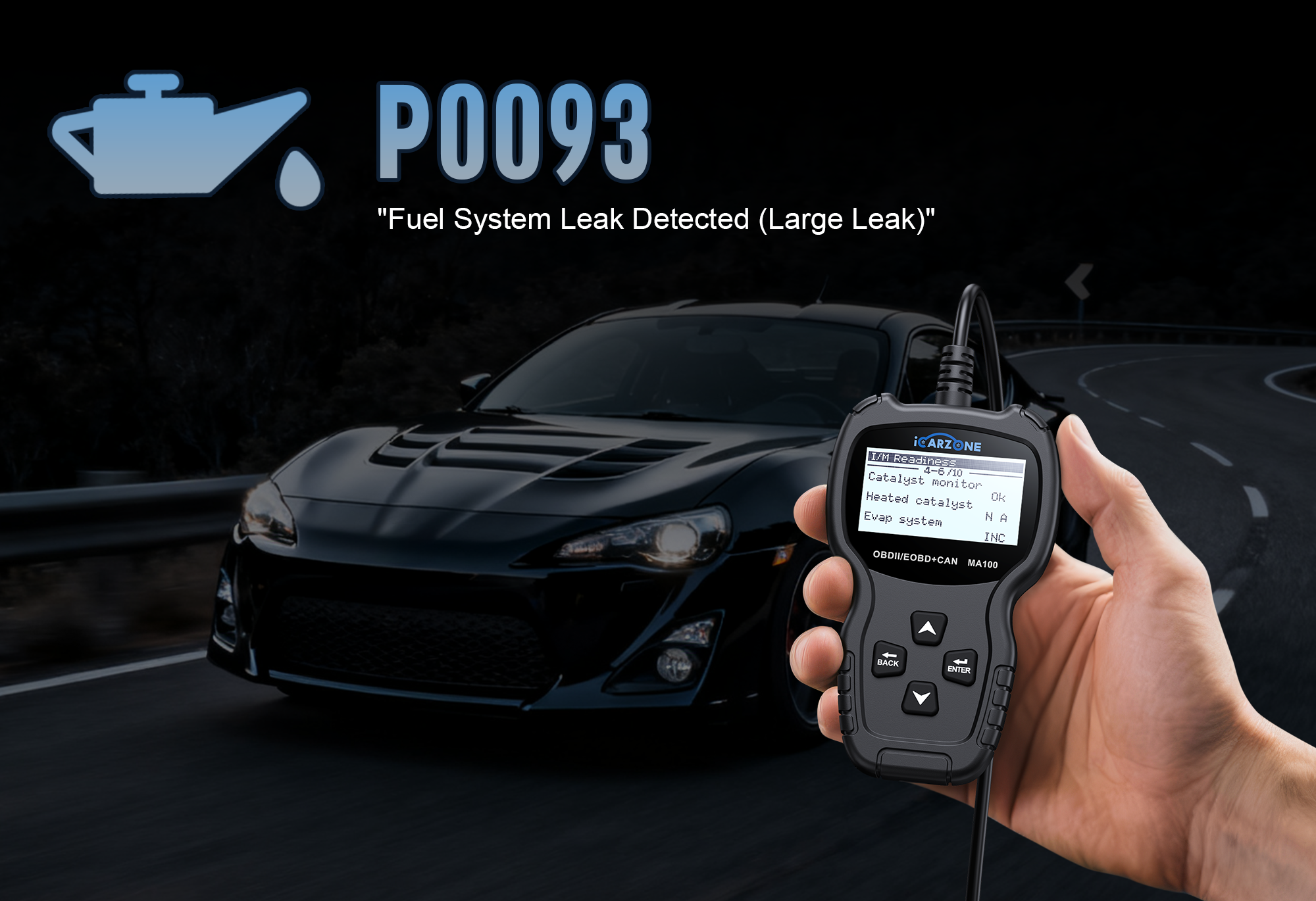 P0093 Fix for Chevy Silverado 1500: Causes, Symptoms & ICARZONE MA100 Diagnostic Guide