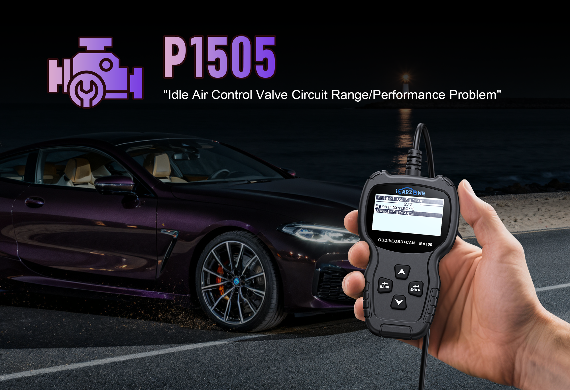 P1505 Dodge Ram 1500 Fix: Diagnose with ICARZONE MA100 Idle Control Tool