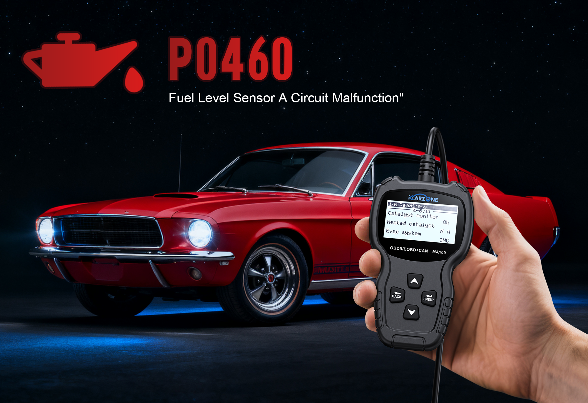 P0460 Code: Fix Ford F-150 EcoBoost Fuel Level Sensor Issue | iCarzone MA100