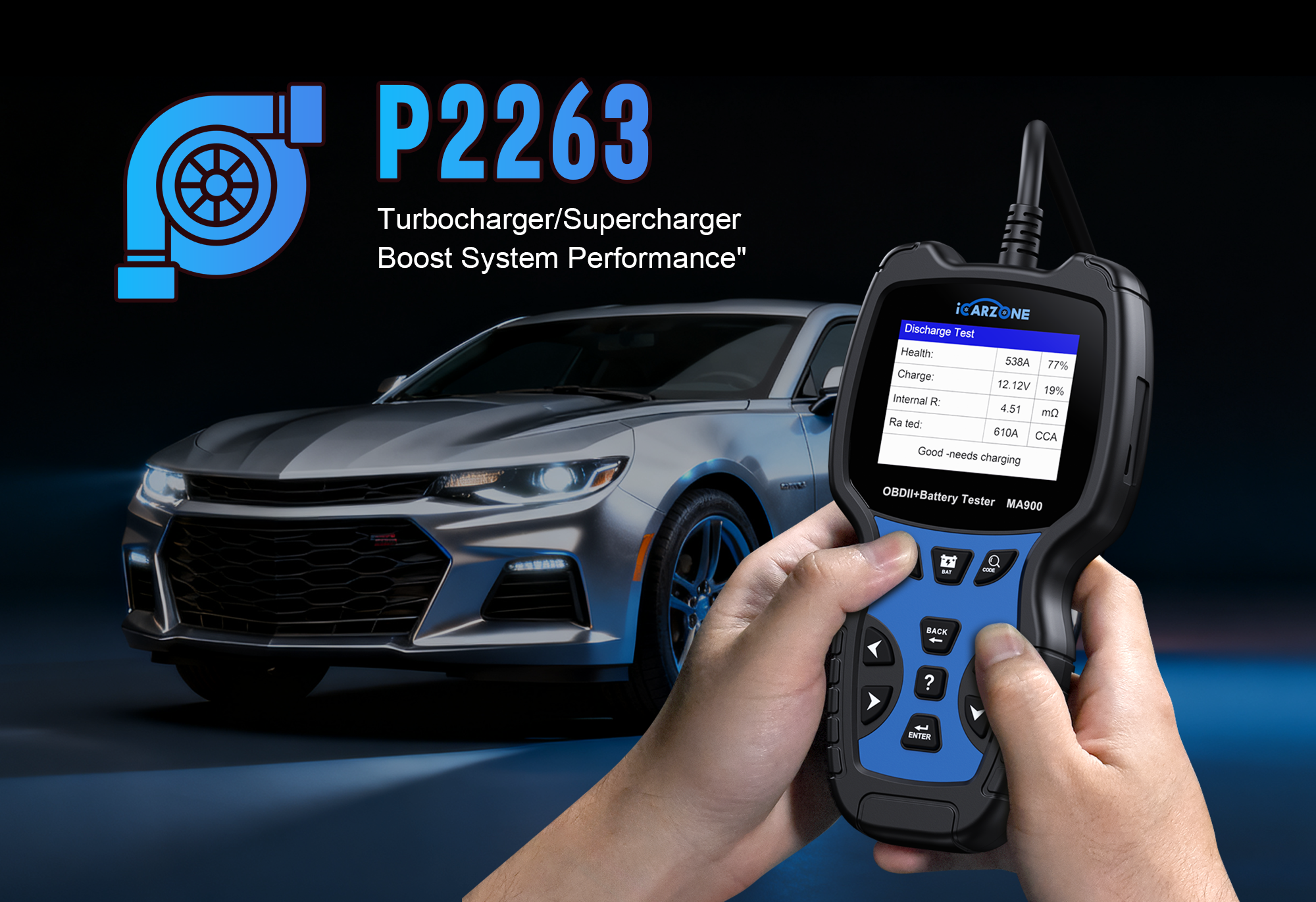 P2263 Chevrolet Silverado 1500 Turbo Boost Sensor Fix – Diagnose & Repair with MA900