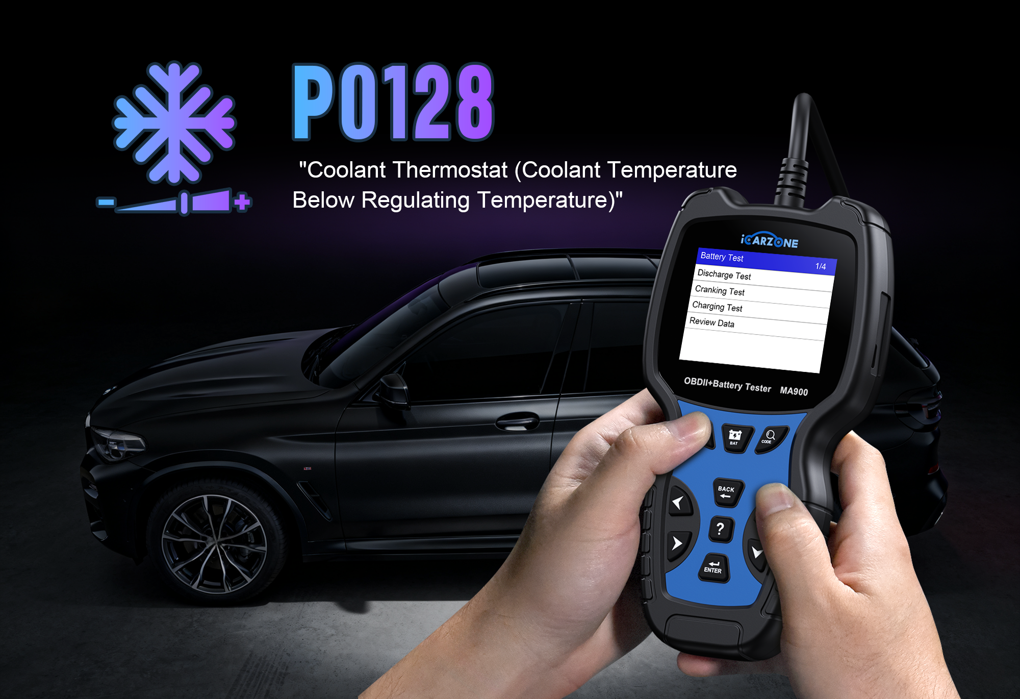 P0128 Code in Ford F-150: Fix It Easily with ICARZONE MA100 (No Pro Tools Needed)