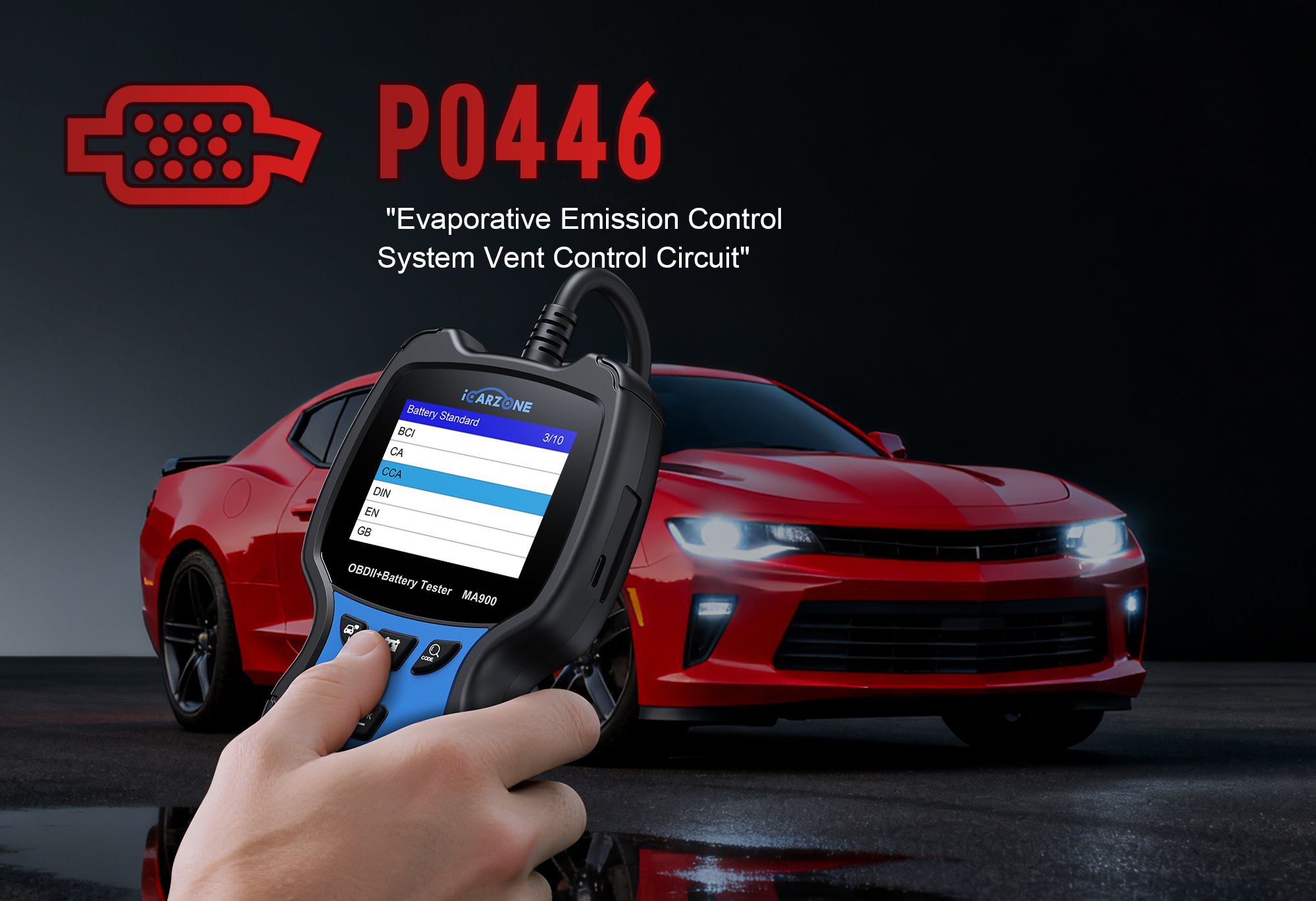 P0446 Code in Toyota Camry: Fix EVAP Issues with ICARZONE MA100 (DIY Solution)