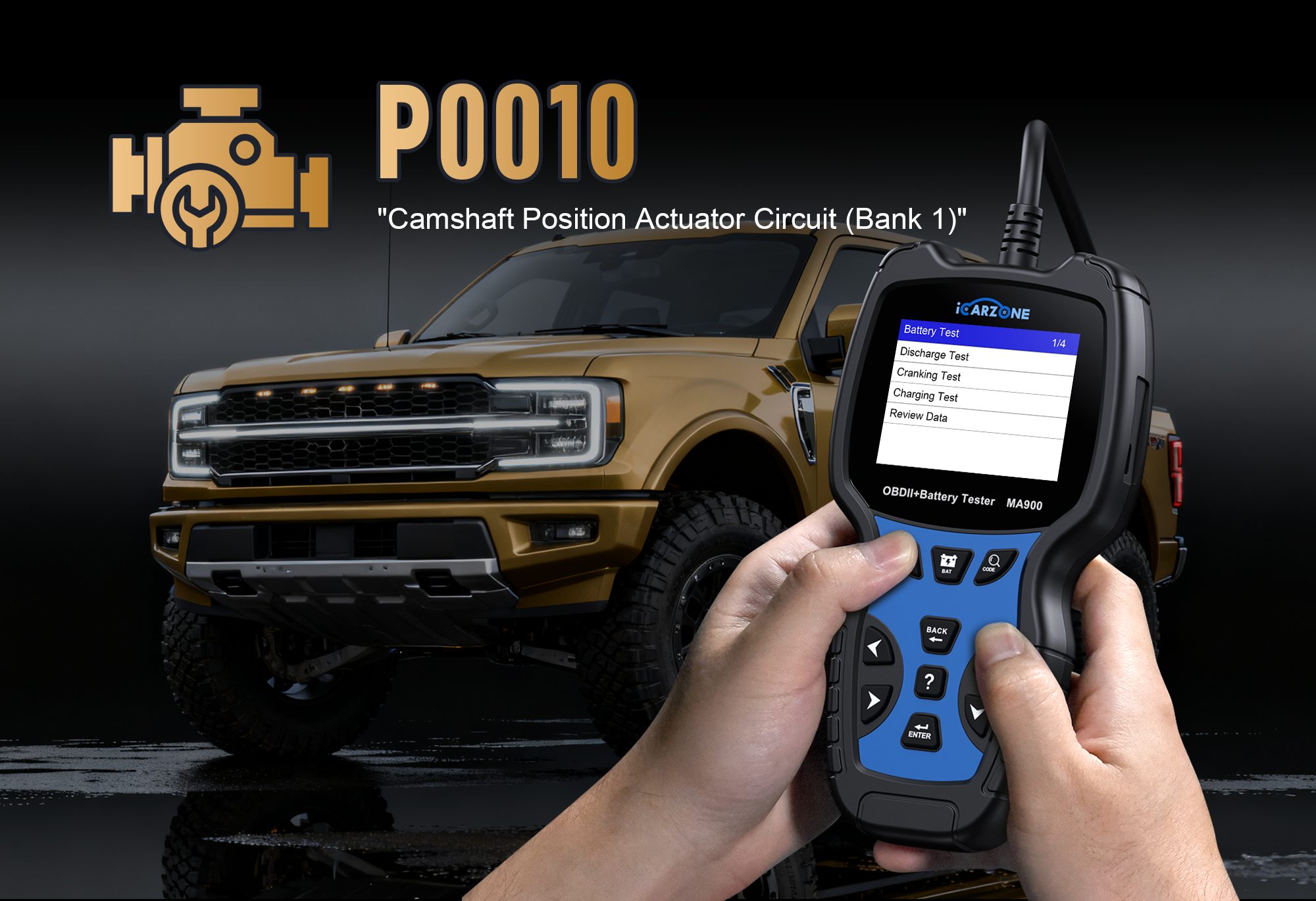 P0010 Chevrolet Silverado 1500: Intake Camshaft Actuator Fix | MA900 Diagnostic Guide