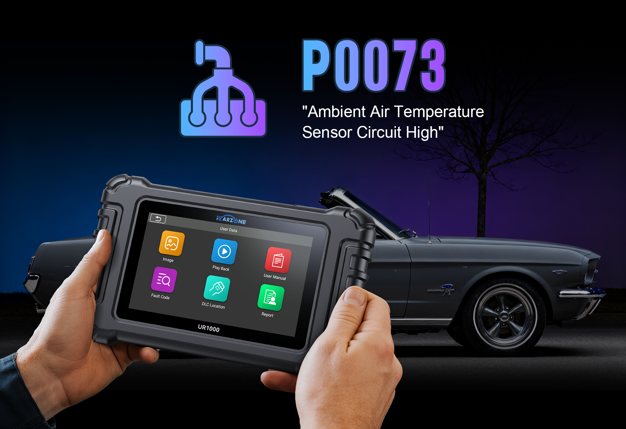 P0073 Code in BMW 3 Series: Fix Ambient Sensor Issues with ICARZONE MA900