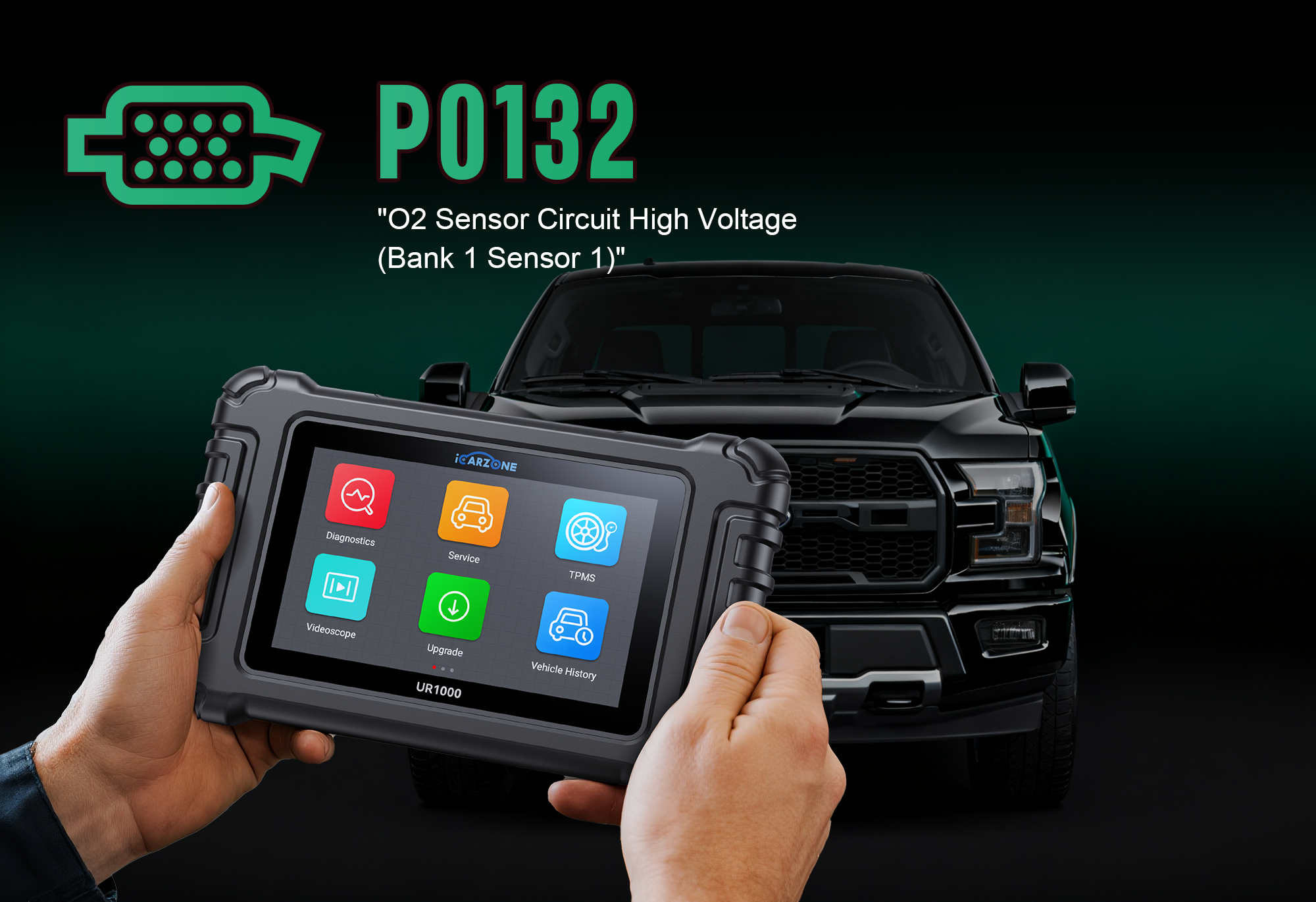 P0132 Code in Toyota Camry: Fix Upstream Oxygen Sensor with ICARZONE MA900