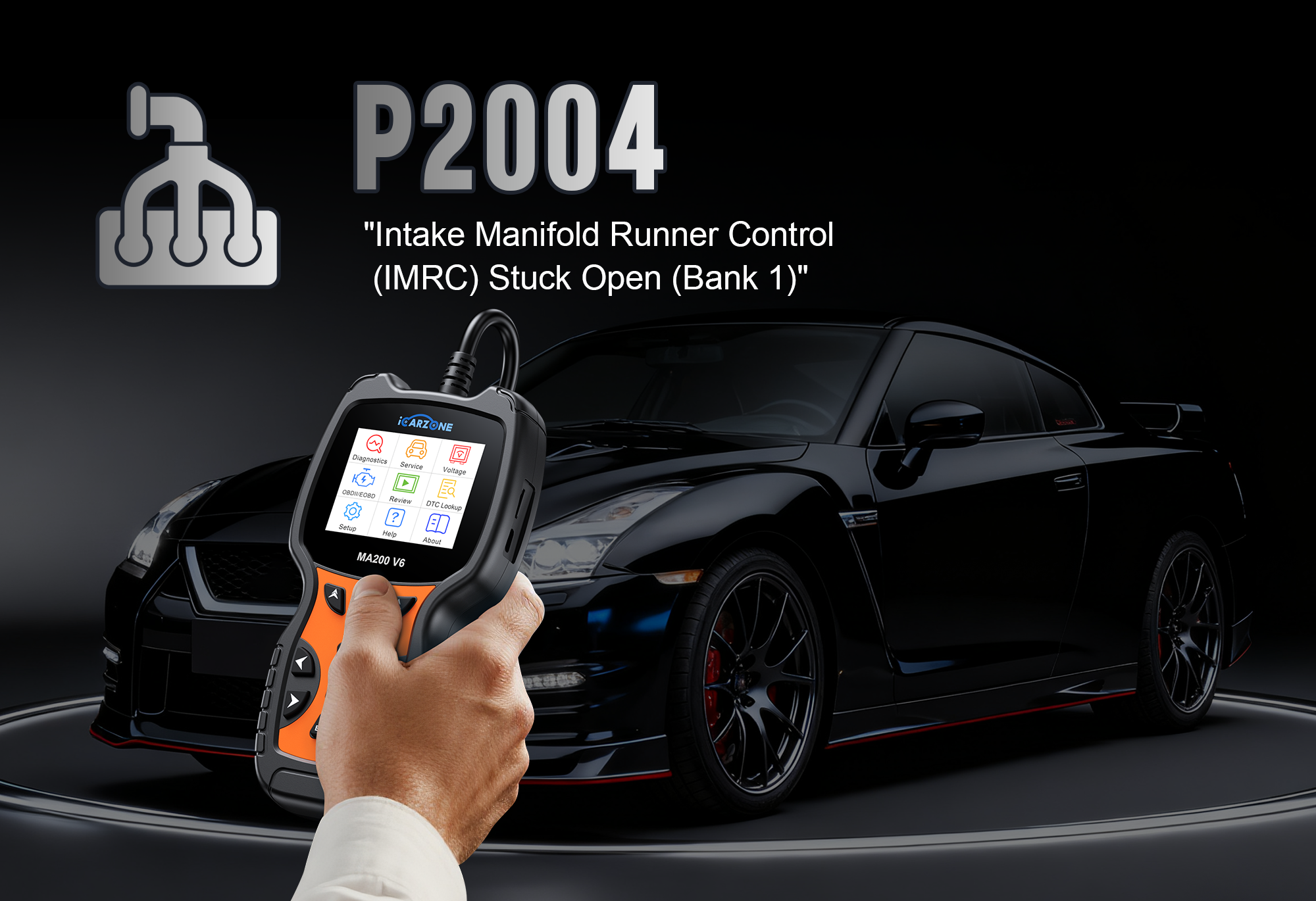 P2004 intake manifold runner control issues in Ford F-150: Fix ICARZONE MA200 V6