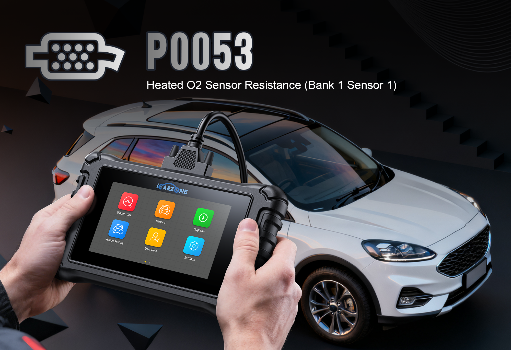 P0053 Code in Toyota Camry : Fix Bank 1 Sensor 1 O2 heater circuit issues with ICARZONE UR800