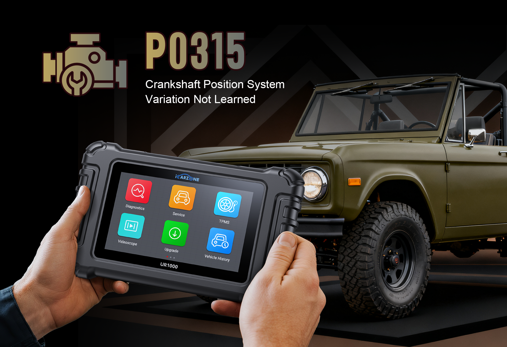 P0315 Code in Chevrolet Silverado 1500: Fix Solve crankshaft position system variation issues with ICARZONE UR800