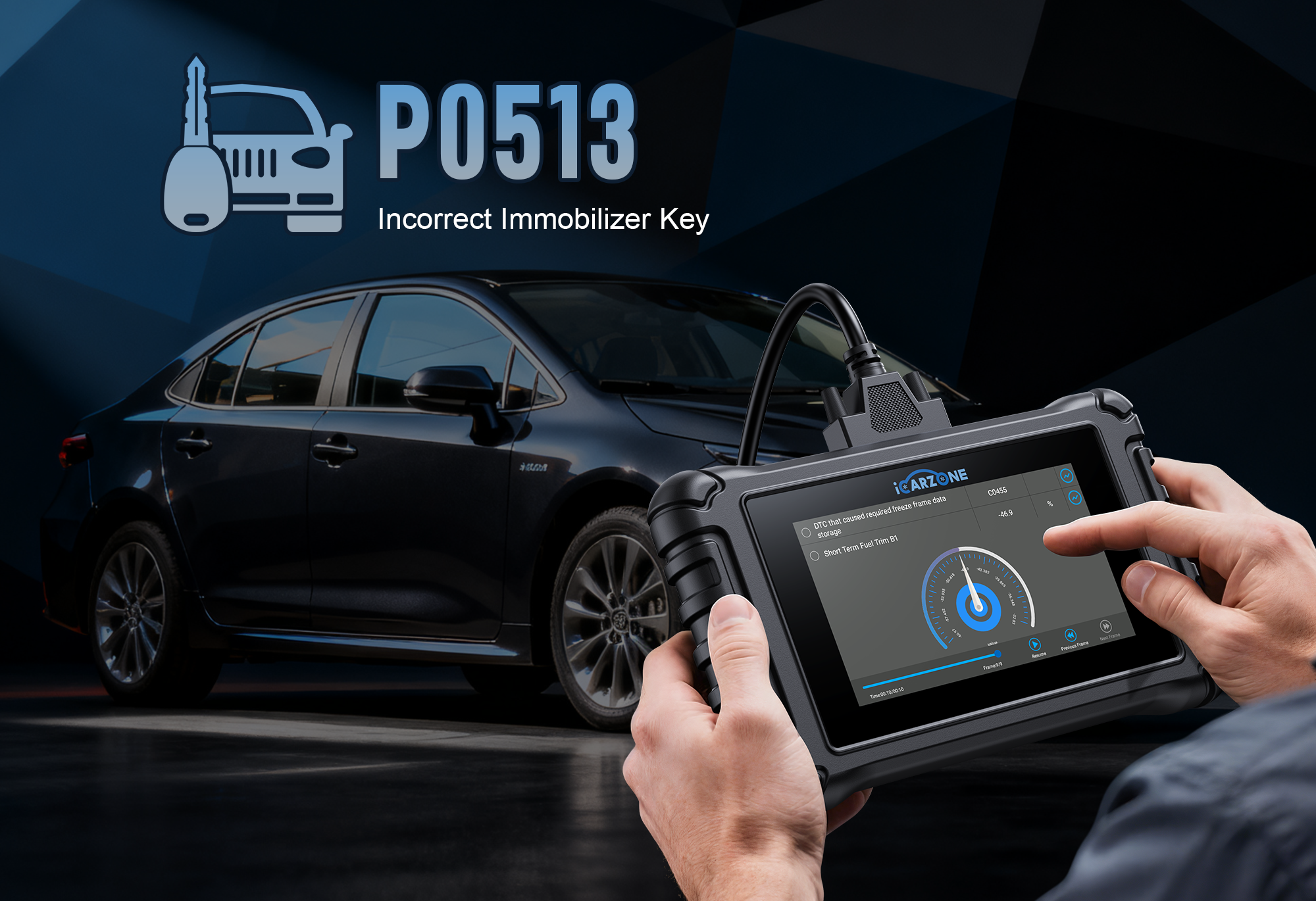 P0513 Code Immobilizer Key Identification Faults in BMW 3 Series G20: DIY Fix with ICARZONE UR800