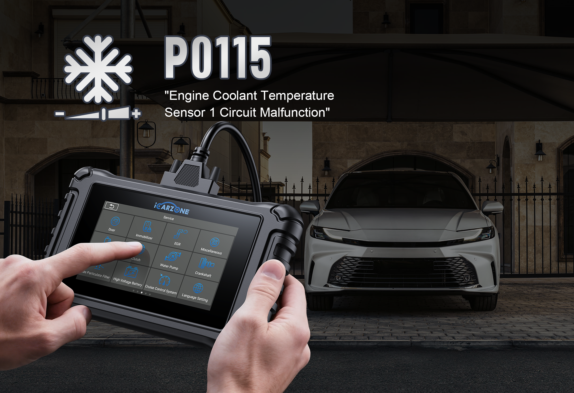 P0115 in Toyota Corolla: Fix ECT Sensor Issues with UR800 [2025 Guide]