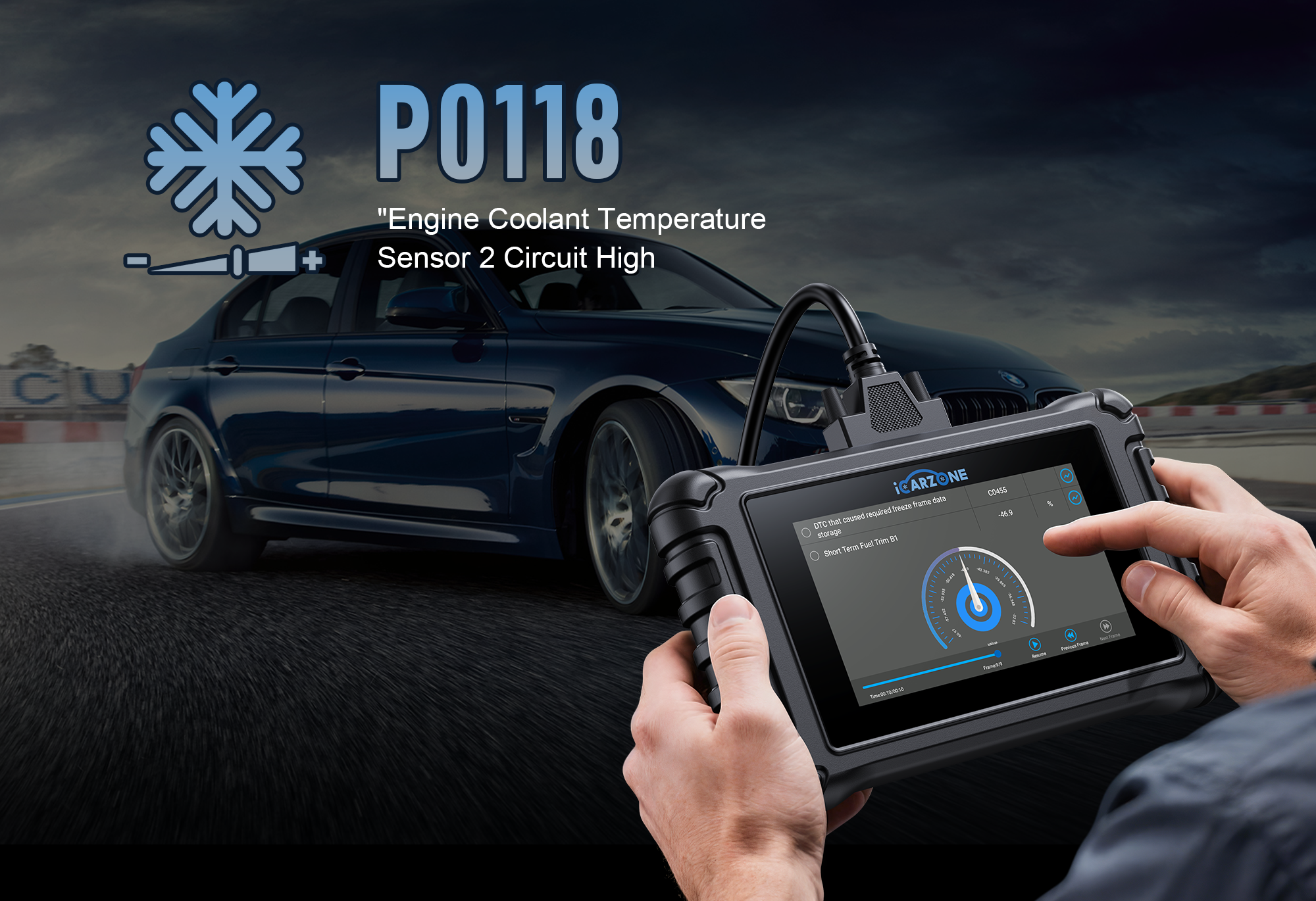 P0118 in Volkswagen Golf: Fix ECT Sensor Issues with UR800 [2025 Guide]