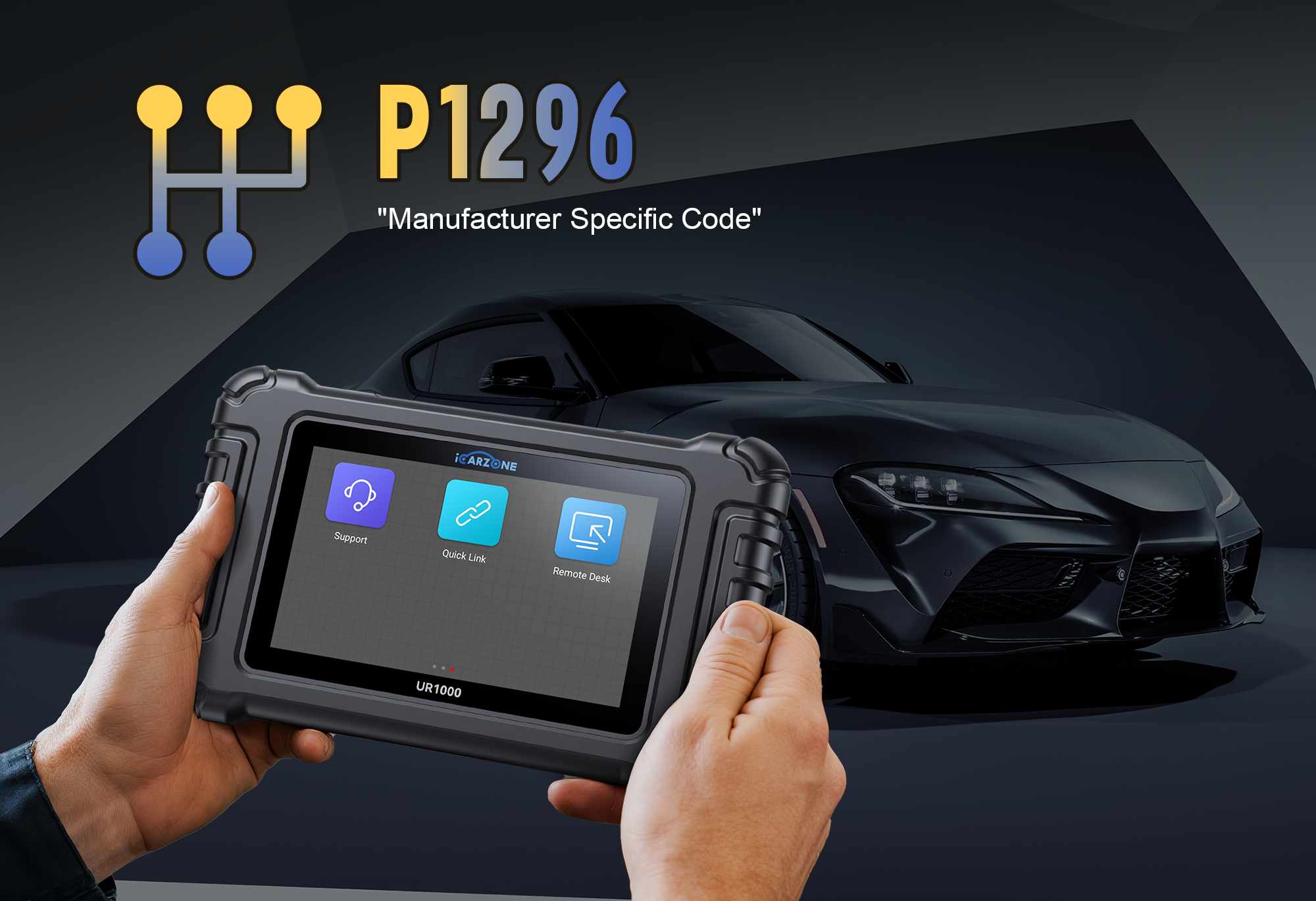 P1296: Cylinder Head Temperature Sensor A Circuit High Input– ICARZONE UR1000 for VW Golf GTI