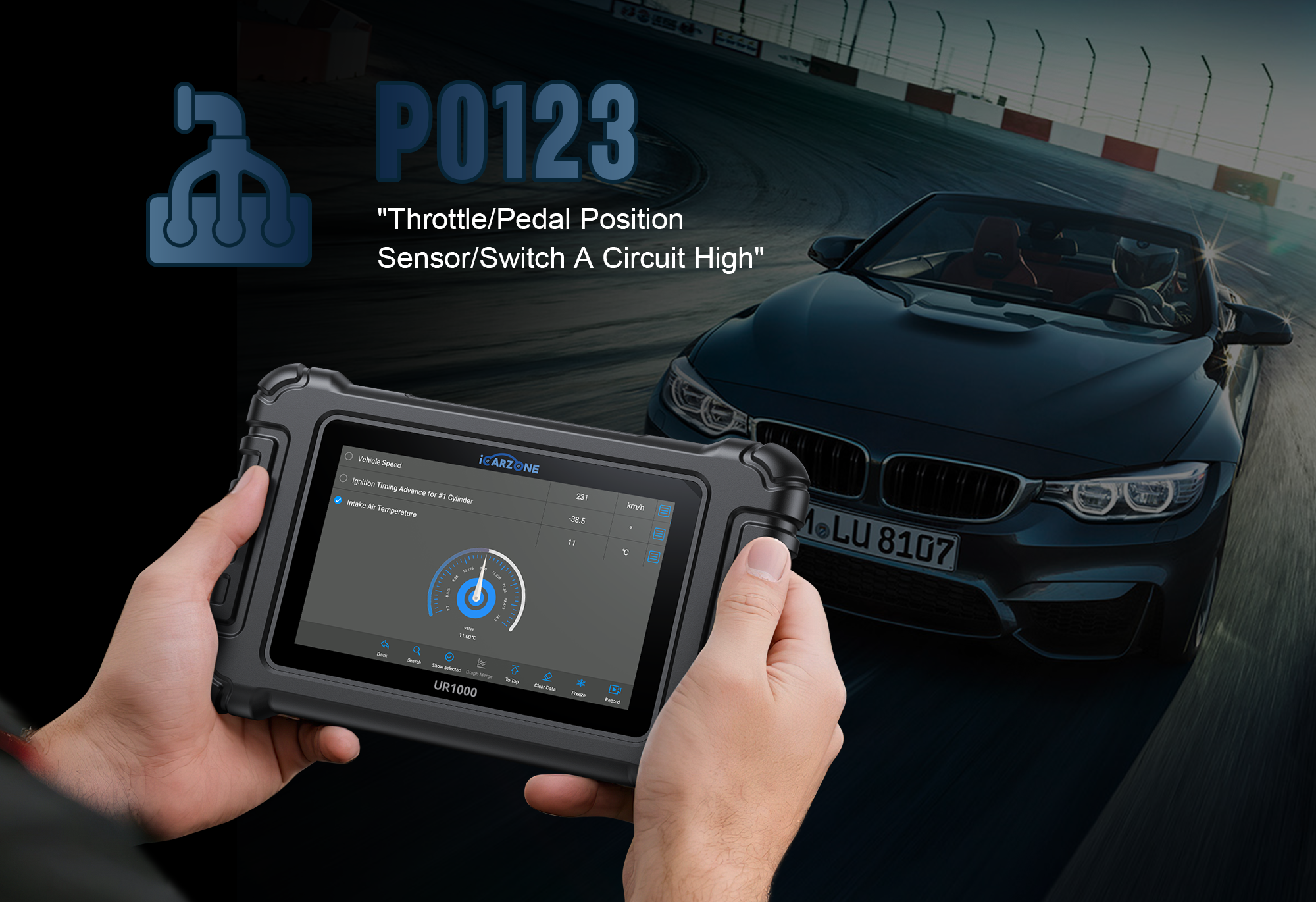 P0123: Throttle Position Sensor A Circuit High Input | Fix TPS Sensor Error with ICARZONE UR1000