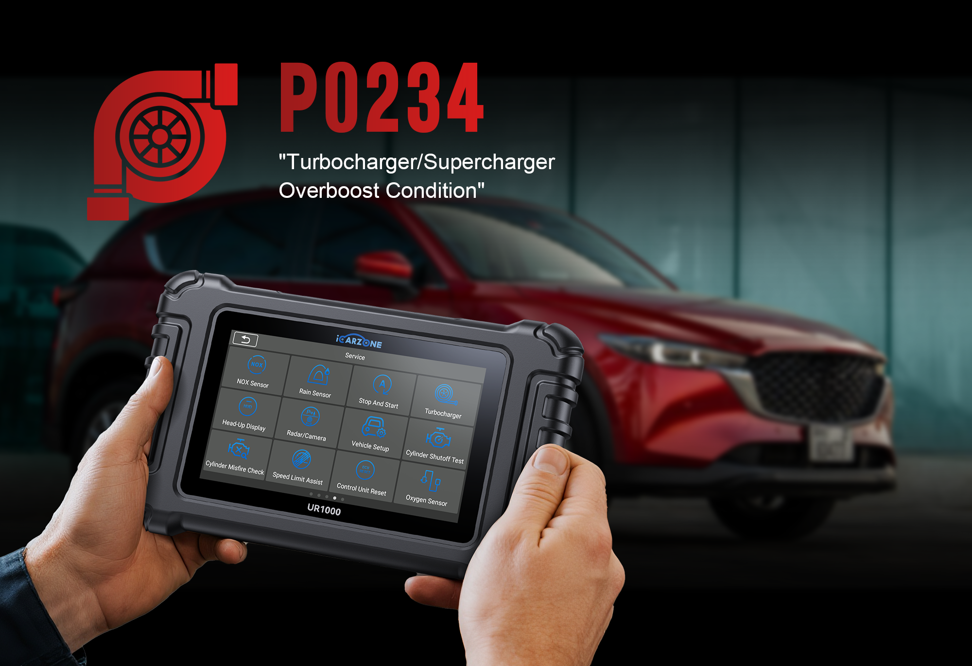 P0234 Turbocharger Boost Pressure Too High: FIX P0234 in Ford F-150 with ICARZONE UR1000