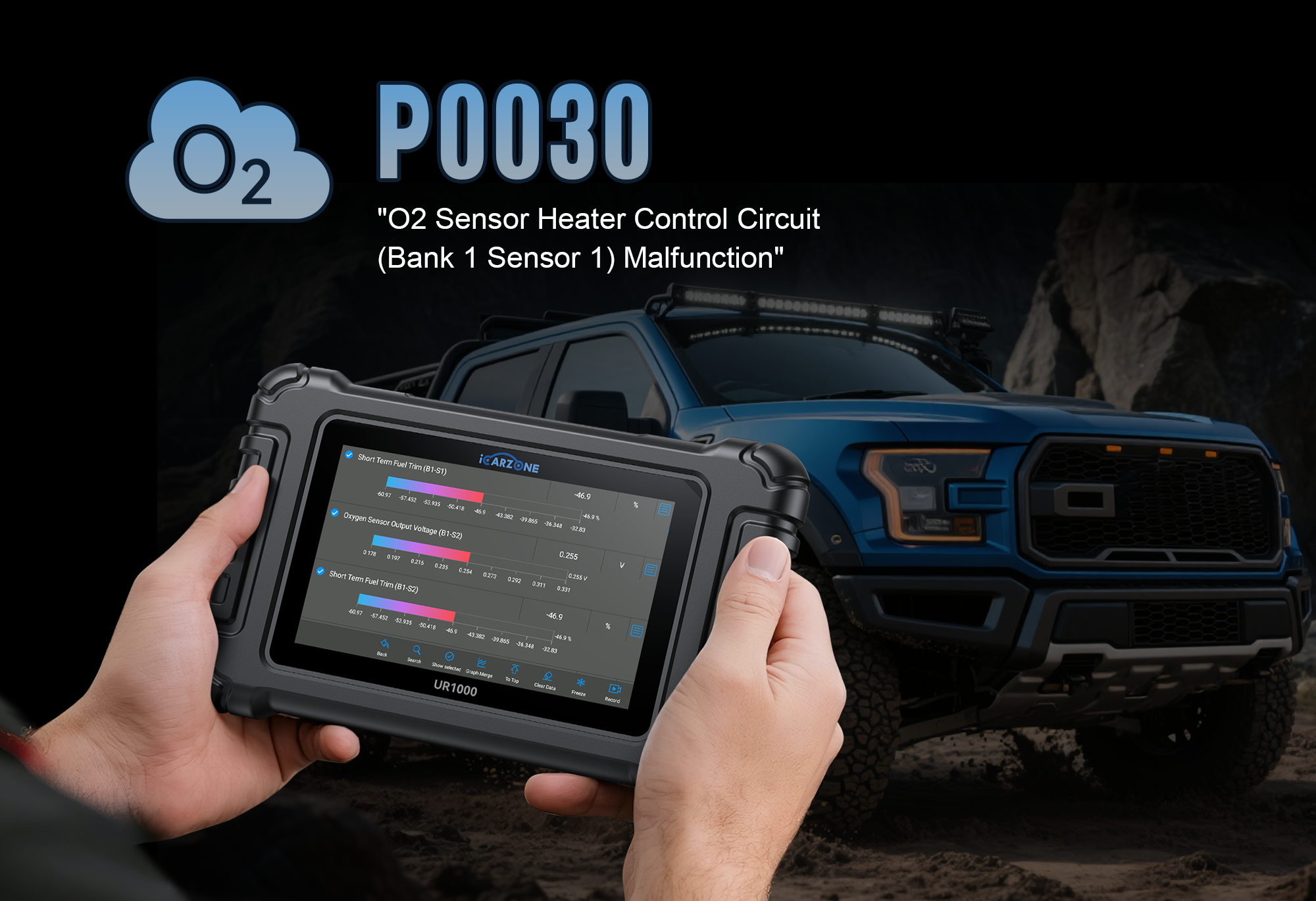 P0030 Code: Oxygen Sensor Heater Circuit Malfunction – Fix with ICARZONE UR1000