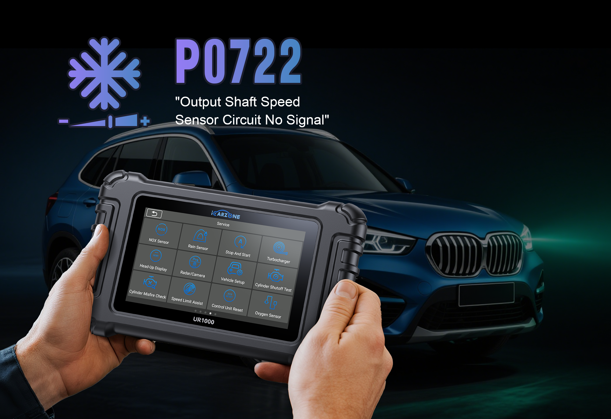 P0722 in Ford F-150 (2015-2024): Fix Output Speed Sensor with ICARZONE UR1000