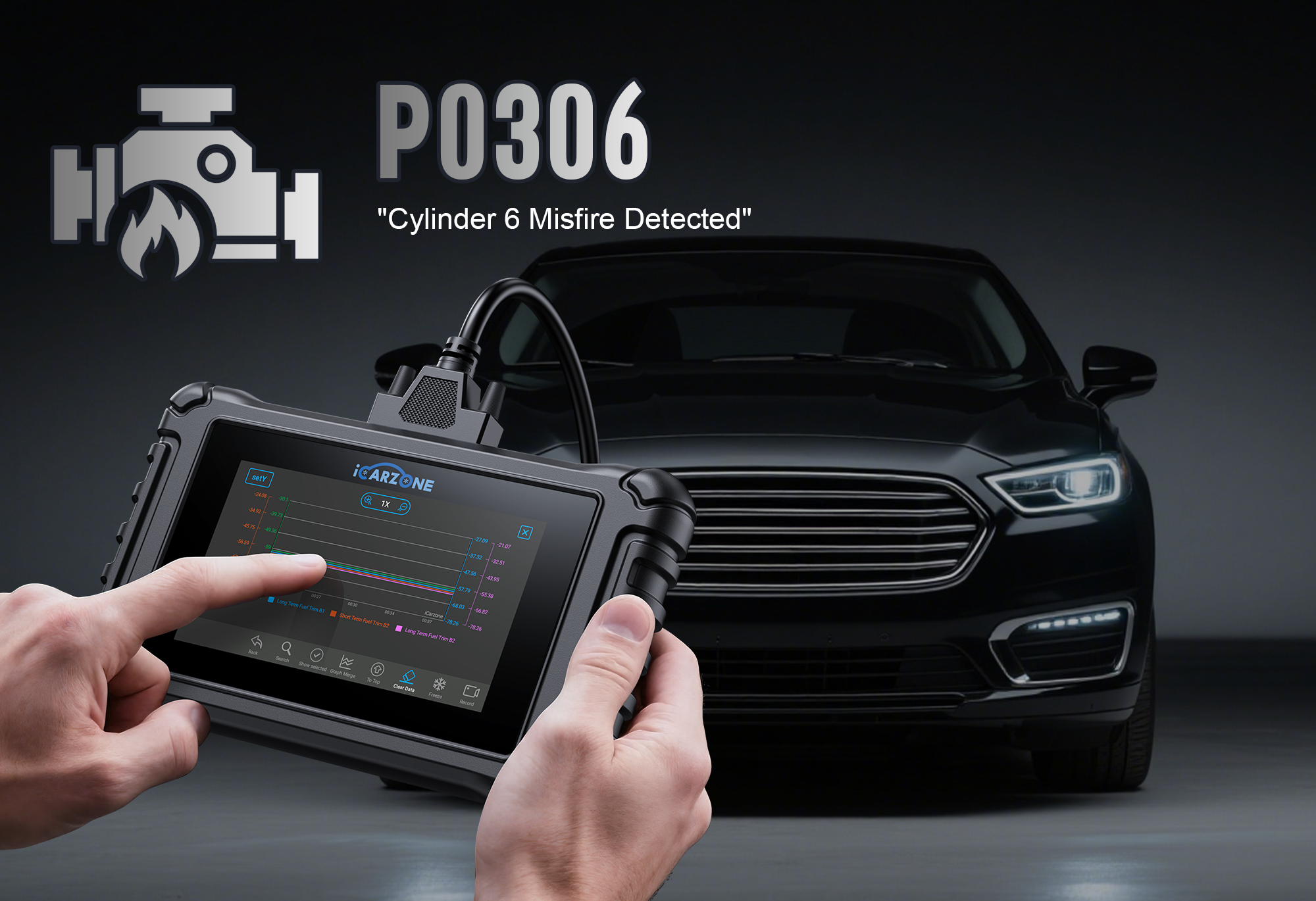 P0306: Fix Cylinder 6 Misfire in 2014-2020 RAM 1500 ICARZONE UR800