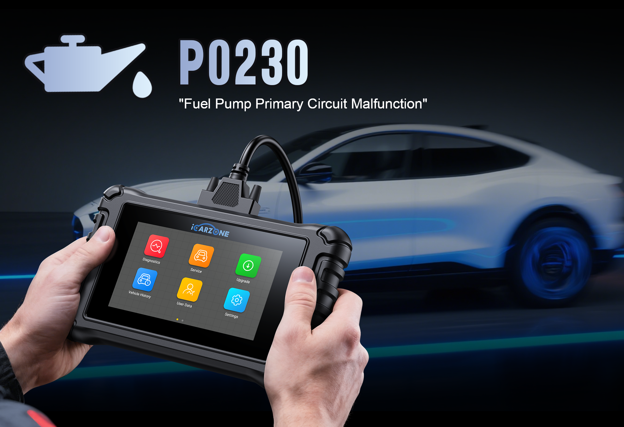 P0230 Code: Fuel Pump Primary Circuit Malfunction – Causes, Symptoms & Fixes with ICARZONE UR800