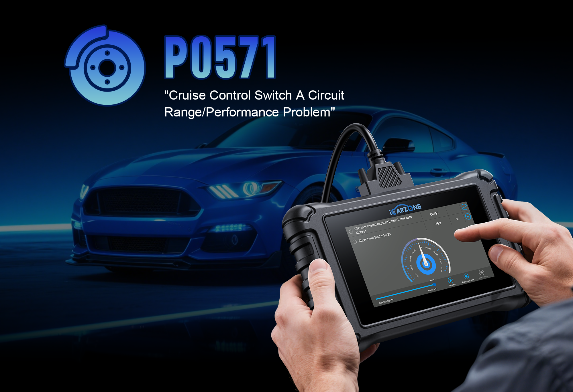P0571 Code: Brake Switch A Circuit Malfunction | FIX with ICARZONE UR800