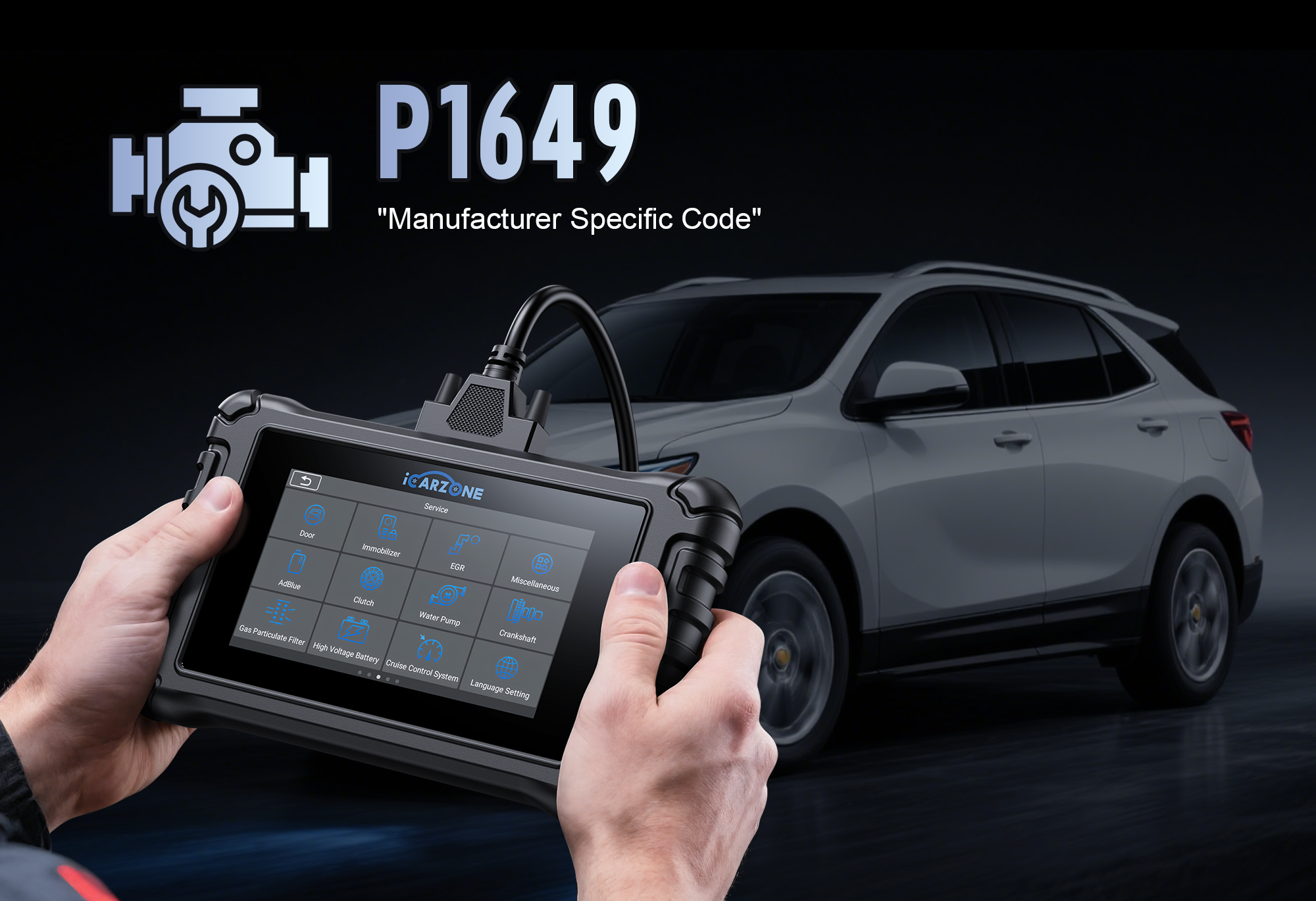 P1649 Code: CAN Communication Link Malfunction – Causes, Symptoms & Fixes for Ford, Chevrolet & Volkswagen with ICARZONE UR800