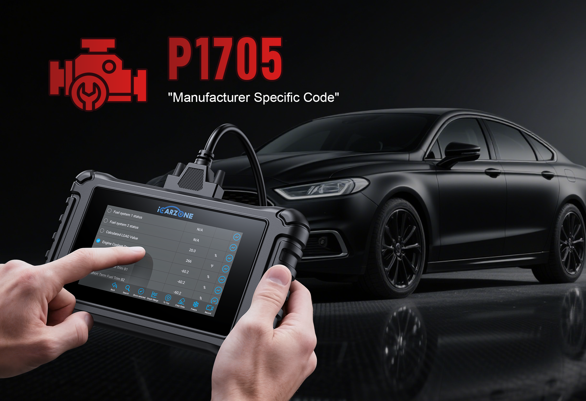 P1705 Code: Transmission Range Sensor Circuit Malfunction | Diagnose & Fix with ICARZONE UR800